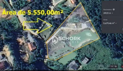 Sítio com 1 dormitório à venda, 5600 m² por R$ 400.000,00 - Barracão - Gaspar/SC
