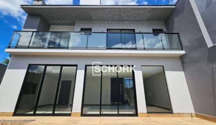 Sobrado novo com 3 dormitórios à venda, 168 m² por R$ 1.000.000 - Capitais - Timbó/SC