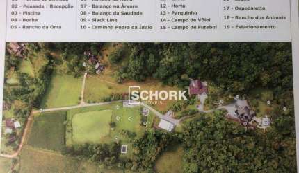 Sítio com 10 dormitórios à venda, 380257 m² por R$ 5.000.000,00 - Mulde - Timbó/SC