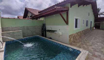 Casa à venda em Mongaguá, Jardim Santana, com 2 quartos, com 85.35 m²