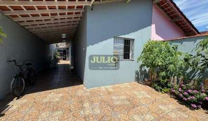 Casa à venda em Mongaguá, Balneário Itaguai, com 3 quartos, com 104.69 m²