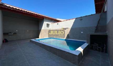 Casa à venda em Mongaguá, Vila Oceanopolis, com 3 quartos, com 104 m²