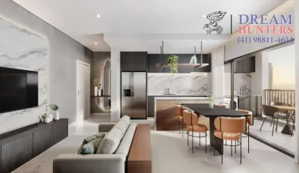 Apartamento com 3 quartos à venda na Rua João Bonat, 227, Novo Mundo, Curitiba, 72 m2 por R$ 686.800