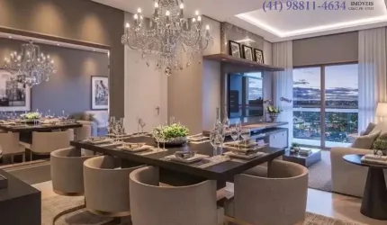 Apartamento com 3 quartos à venda na Rua Moyses Marcondes, 53, Juvevê, Curitiba, 105 m2 por R$ 1.364.000