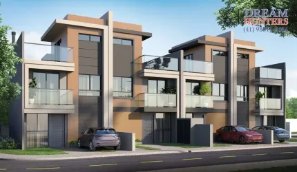 Casa em condomínio fechado com 3 quartos à venda na Estrada Guilherme Weigert, 424, Santa Cândida, Curitiba, 112 m2 por R$ 996.000