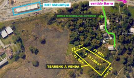TERRENO COM 2178 m² EM GUARATIBA CAMINHOS PARA A PRAIA