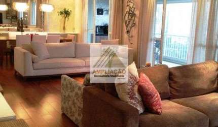 Apartamento 4 dormitórios ( 1 foi revertido), 3 suites, repleto de armários, 4 vagas - Morumbi
