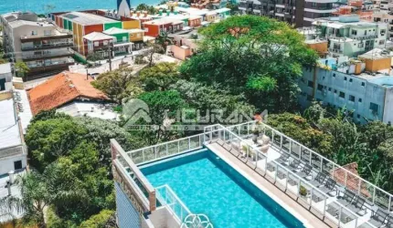 Flat/Studio Compacto com Varanda, no Apart Hotel Vila do Centro