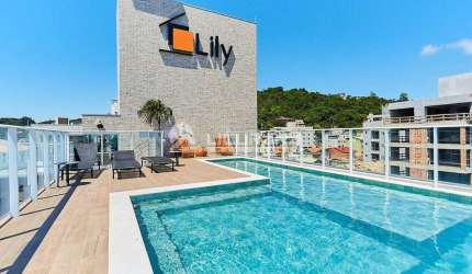 Flat/Studio com Varanda, no Apart Hotel Vila do Centro