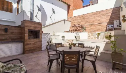 Casa em condomínio fechado com 3 quartos à venda na Rua Joaquim Cruz, 331, Santo Antônio, Porto Alegre, 156 m2 por R$ 799.000