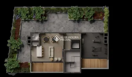 Apartamento com 1 quarto à venda na Rua Atanásio Belmonte, 267, Boa Vista, Porto Alegre, 50 m2 por R$ 568.900