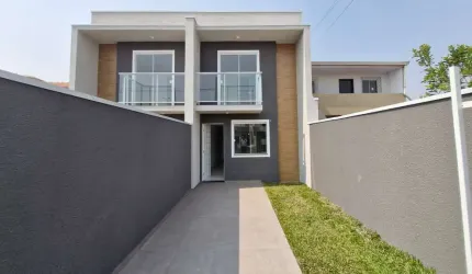 Casa com 2 quartos à venda na Rua Hamílcar Pizzatto, 351, Tatuquara, Curitiba, 73 m2 por R$ 360.000