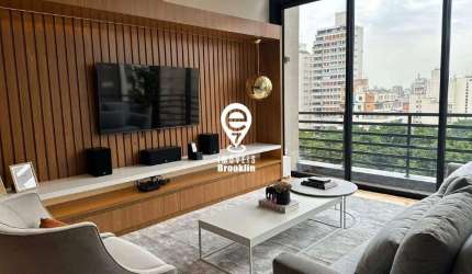 Luxuoso Loft Duplex Mobiliado com 110m 1 suite 2 banheiros 2 vagas 600m do metro consolação