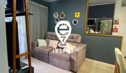 Apartamento 48m2 2 dormitórios, 1 vaga