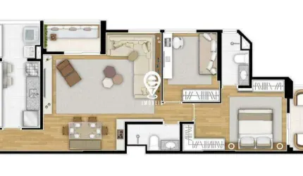 EXCELENTE APARTAMENTO MOBILIADO