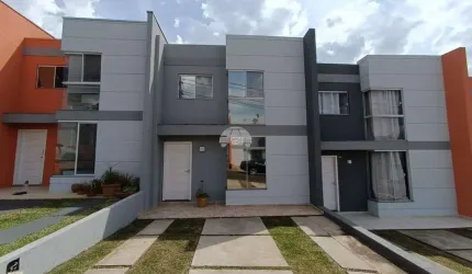 Casa em condomínio fechado com 3 quartos à venda na Rua Sílvia Machado de Souza, 144, Estrela, Ponta Grossa, 72 m2 por R$ 381.600