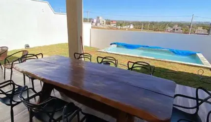 Casa em condomínio fechado com 3 quartos à venda na Velha - Residencial Marília, Sen. Canedo, 1, Jardins Capri, Senador Canedo por R$ 1.396.000