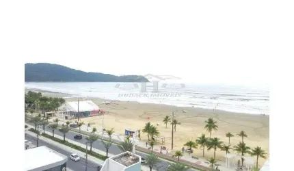 VENDA - AMPLO APARTAMENTO - 2 DORM - VISTA MAR - PÉ NA AREIA - GUILHERMINA SP