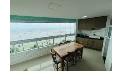 APARTAMENTO FRENTE MAR ,03 DORMITÓRIOS, COM SUITE , BAIRRO JD REAL , MOBILIADO.