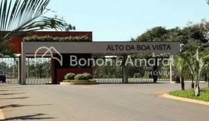 Terreno com 407,55 m², a venda no Condomínio Alto da Boa Vista em Paulínia- SP