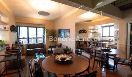 Cobertura à venda com 110 m² e 2 quartos, no Cambuí em Campinas/SP