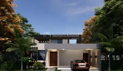Linda casa térrea em fase de contrução em Valinhos