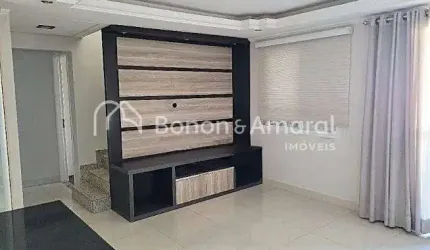 Cobertura duplex à venda com 3 quartos sendo 2 suítes, 4 banheiros 2 vagas no Mansões Santo Antônio - Campinas/SP