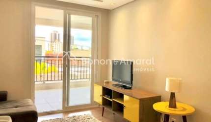 Apartamento mobiliado com 82m² no bairro Taquaral, em Campinas - SP
