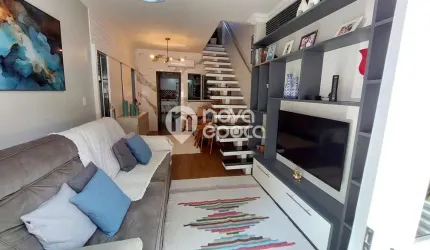 Casa em condomínio fechado com 3 quartos à venda na Rua Marquês de Valença, Tijuca, Rio de Janeiro, 142 m2 por R$ 1.250.000