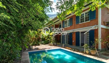 Casa em condomínio fechado com 4 quartos à venda na Rua Othon Bezerra de Melo, Jardim Botânico, Rio de Janeiro, 474 m2 por R$ 3.980.000