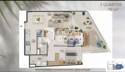 Apartamento com 2 quartos à venda na Rua Senador Euzebio, Flamengo, Rio de Janeiro, 71 m2 por R$ 1.287.540