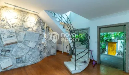 Casa em condomínio fechado com 4 quartos à venda na Rua Viúva Lacerda, Humaitá, Rio de Janeiro, 669 m2 por R$ 4.250.000