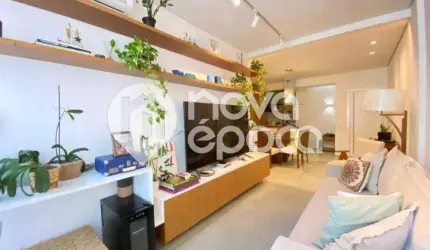 Apartamento com 3 quartos à venda na Avenida Bartolomeu Mitre, Leblon, Rio de Janeiro, 77 m2 por R$ 1.700.000