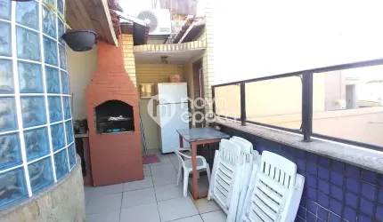 Tijuca | Cobertura 3 quartos, sendo 1 suite