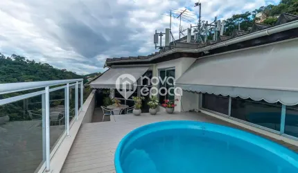 Cosme Velho | Cobertura 4 quartos, sendo 1 suite