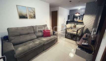 Apartamento moderno com 2 dormitórios no bairro Monte Everest em São Carlos