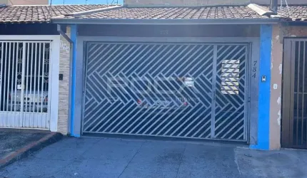 Casa padrão à venda no Planalto Paraíso em São Carlos: 2 dormitórios e garagem coberta!