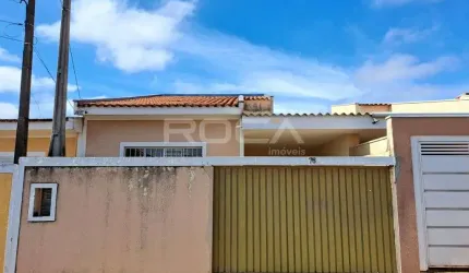 Casa padrão com 2 dormitórios na Vila Brasília, São Carlos