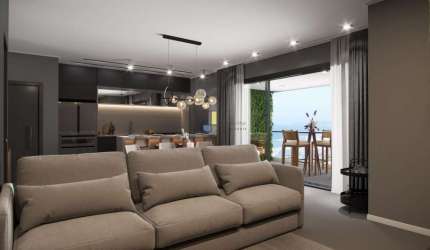 APARTAMENTO ALTO PADRÃO FRENTE MAR, 3 SUÍTES NO GRAVATÁ/NAVEGANTES SC.