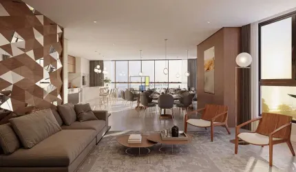 APARTAMENTO 3 SUÍTES, AMPLA ÁREA DE LAZER A 80M DO MAR EM BAL.PIÇARRAS.