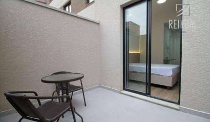 Apartamento Garden com 1 dormitório para alugar, 29 m² por R$ 3.000/mês - Portão - Curitiba/PR