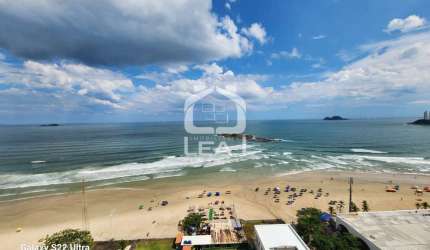 Apartamento à venda Frente Mar 148m², 3 suítes, 1 vaga garagem - R$ 1.378.000,00 - Pitangueiras, Gu