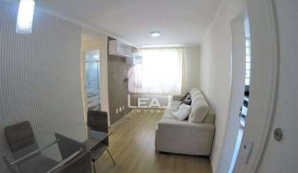 Apartamento MOBILIADO à venda no MORUMBI, 55m², 2 dormitórios, 1 vaga garagem - R$ 350.000,00 - Jar