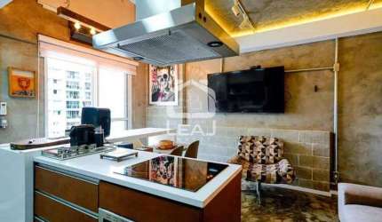 Apartamento mobiliado à venda, 50m², Vila Andrade, 1 Suíte, 1 Vaga - R$ 540.000,00 - São Paulo, SP