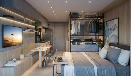 Studio para venda com 1 quarto, 19m²