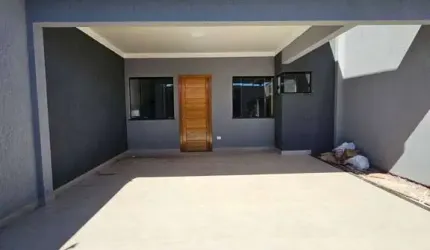 Casa Nova em Fase de Acabamento no Vale das Perobas