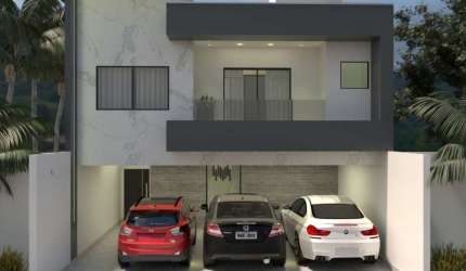 RESIDENCIA COM ARQUITETURA MODERNA NO JARDIM ESPANHA - IMÓVEL EM CONSTRUÇÃO