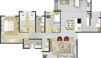 Apartamento com 3 dormitórios à venda, 92 m² por R$ 930.000,00 - Campestre - Santo André/SP