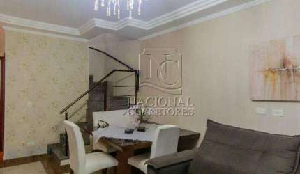 Sobrado com 2 dormitórios, 148 m² - venda por R$ 670.000,00 ou aluguel por R$ 5.225,00/mês - Vila Alzira - Santo André/SP