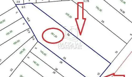Terreno plano à venda, 381,20m² por R$ 690.000 - Parque Novo Oratório - Santo André/SP